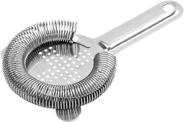 Hawthorne Stainless Steel Cocktail Strainer, Bar Tool Drink Strainer for Bartenders and Mixologists