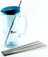 4 Pack Cocostraw for Bubba Envy 32 & 48 oz Tumbler, Stainless Steel Drinking Straws with Cleaning Brush