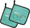 Caroline's Treasures BB7385PTHD Alligator Watercolor Pot Holders, Kitchen Heat Resistant Sets, 7 1/2 x 7 1/2