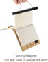 16 Inch Wide Magnetic Poster Hanger Frame, Wall Hanging Wooden Frame for 16x20, 16x24, 16x22 Posters