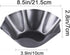 2 Pack 8.5" Nonstick Large Taco Shell Bowl Carbon Steel Tortilla Maker Shell Pans Baking Molds Tostada for Frying Salad Bowls by Cielasis