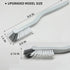 jeufond Kitchen Scrub Brush, Angle Cleaning Brush, Right Angle Scrub Brush for Sink Household Dish Pot Pan Edge