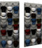 Unjumbly Baseball Hat Rack - 24 Pocket Over-The-Door Organizer with Clear Deep Pockets & 3 Hooks (Grey, 24 Pockets)