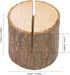 Wedding Table Card Holder, 10Pcs Stump Shape Place Card Holder Stand for Party