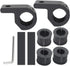 Motorcycle Mounting Bracket 2Pcs, 0.75" 1" 1.25" Horizontal Bull Bar Mounting Bracket for Driving Fog Lights, Universal