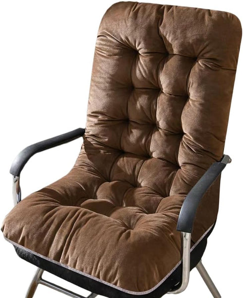 GKWW Non-Slip Desk Chair Cushion Rocking Office Chair Pad with Ties Soft Seat