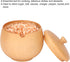 Wooden Spice Jar - Seasoning Container with Lid for Home Kitchen and Restaurant (Wood)