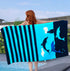 4-Pack 100% 34"x63" Swimming YIFONTIN Beach Towels Cotton Extra Large XL Soft Absorbent Velour Throw Blanket Gift