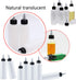 20 Pcs 4 Oz Plastic Squeeze Condiment Bottles with Twist-on Cap Lids, Squirt Sauce Bottles for Ketchup, Mustard, Olive