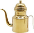 15oz Stainless Olive Oil & Vinegar Dispenser with Non-Slip Handle, Gold
