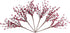 6PCS 16.5 Inch JINGHONG Artificial Christmas Tree Picks Red Berry Stems Holly Berry Picks with Pip Berries for Winter