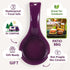 Reston Lloyd Kitchen Counter Utensil Spoon Rest, Durable BPA-Free Plastic, Magenta