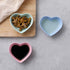 Heart Shape Appetizer Plates Eco-Friendly Mini Bowls Exiquisite Kitchen Supplies Fall Resistant Seasoning Dishes Soy Dipping Ketchup Sauce Dishes 3pcs by Leadigol