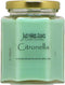Citronella Scented Blended Soy Candle for Indoor Use by Just Makes Scents (Citronella)