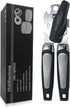 Manual Can Opener, Handheld Heavy Duty Stainless Steel with Comfortable Handle and Sharp Blade