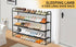 4-Tier Closet, 30-Pairs SLEEPING LAMB Long Shoe Organizer for Stackable Wide Shoe Rack Holds Low Shoe Shelf Storage