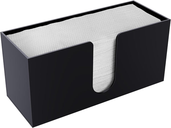 Acrylic Countertop Paper Towel Holder, Black Acrylic Napkin Holder, Paper Towel Dispenser