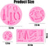 Hand Tools Silicone Molds 4 Pcs, Mini Construction Tools Chocolate Fondant Molds for Cake Decorating & Crafts