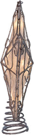 Kurt Adler UL 10-Light Metal Trimmed Capiz Inspired Star Treetop