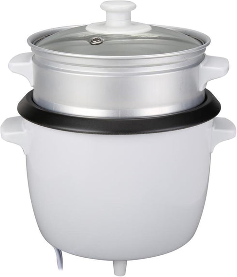 3 (RC-03R) Tayama Rice Cooker with Steam Tray Cup, White