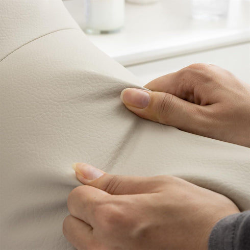 A Nice Night Faux Leather Reading Pillow for All Season,Wedge Bedrest Pillow Backrest with Arms Back Support
