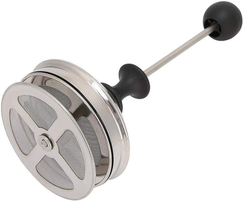 Fdit 400ml Stainless Steel Bubbler Milk Frother, Handheld Foam Maker for Lattes, Whisk Drink Mixer for Coffee