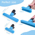 UNIYO 9 Pack Large Chip Bag Clips - Assorted Sizes Heavy Seal Grip Plastic Food Bag Clips