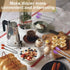 8PCS Silicone Mini Tongs - 5Inch Hand Shape Food Tongs for Serving Food, Ice Cube, Fruits, Barbecue