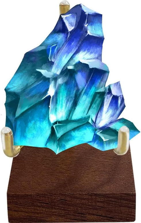 Adjustable Brass Crystal Display Stand with Walnut Base Mineral Specimens Display Stand Rock Display Easel Metal Display Holder for Stones Geodes Fossils Spheres Agate Slices S/Tripod