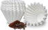 1-2 Cup Small Coffee Filters, 100 Count Disposable Basket Coffee Filter Paper, Compatible with Kalita Wave Dripper