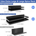 2 Pack Uten Large Magnetic Spice Rack for Refrigerator, Enhanced Magnetic Shelves, Magnetic Shelf Moveable Fridge