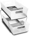Madesmart 2-Tier Plastic Multipurpose Organizer with Divided Slide-Out Storage Bins