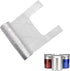 JILLICK Mini Trash Bags 1.6 Liter/0.4 Gal- 200 Count Tiny Clear Trash Can