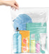 Large 3.5 Gallon Plastic Zipper Storage Bags, 16x19 Inches Clear Reclosable Bags, 10 Pieces