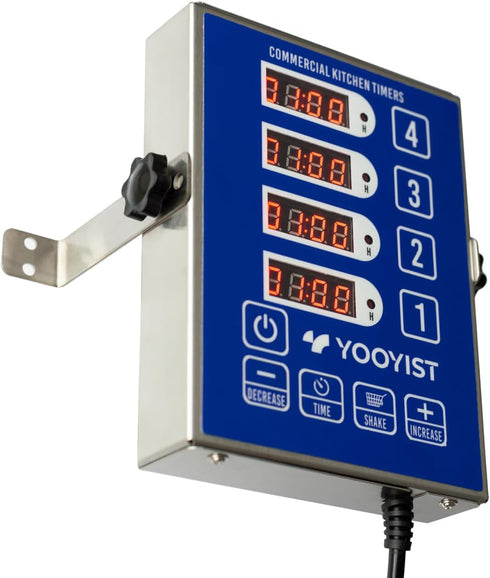 Precision Kitchen Timers for Cooking 4 Channel Commercial Kitchen Timer Restaurant Kitchen