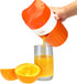 Hand Juicer Citrus Orange Squeezer, Manual Lid Rotation Press Reamer for Lemon Lime Grapefruit with Strainer