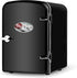 Portable Mini Fridge, 4 Liter 6 Can Cooler and Warmer Compact Refrigerators with Observation Window, 100% Freon-Free &