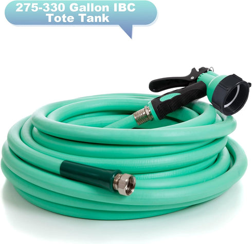 Zonon 2 Pieces IBC Tote Tank Adapter, Garden Hose Drain Plug Connector for Water Tank Hose Connection