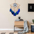 Holmgren Evil Eye Dream Catchers - Handmade Blue Dreamcatcher for Wall Art Decor, Good Luck Charm for Home Office