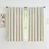 Treatmentex Pompom Window Curtain Panels, Natural 45" Long Ivory Curtain Drapes for Small Windows