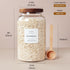 CZSZYGHBAO 2 More(98 OZ/2800 ml) PCS Large Glass Jar with Airtight Lid, Glass Food Storage Jars for Tea,Spice,Cereal