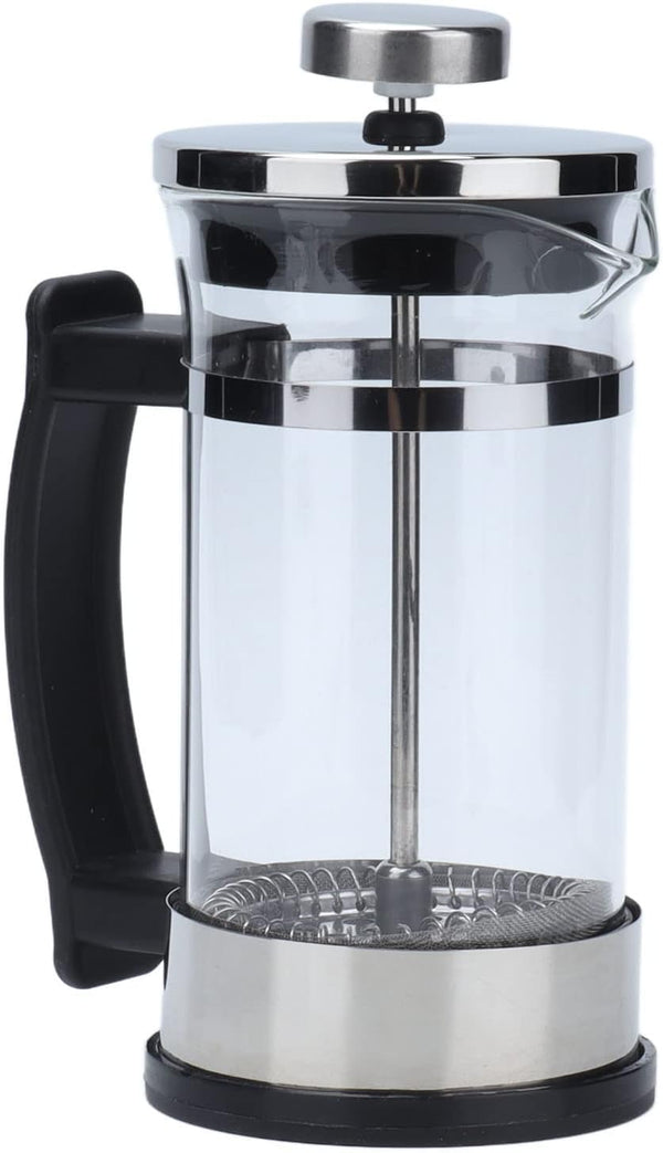 French Press Coffee Maker, 11.8oz Borosilicate Glass Carafe with Triple Filters for Espresso and Tea
