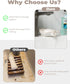 Countertop, Soap Dishes, Ceramic Shower Soap Dish with Waterfall Design Bar Soap Holder Self Draining Soap Saver