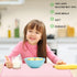 Pink Baking Mat-Multipurpose Kid Placemat Reusable Kitchen Countertop Mat Dough Pad with Raised Edges Silicone Heat Resistant Mat for Air Fryer (1Pack 23.6'' x 15.7'') by QPIX DIGITAL