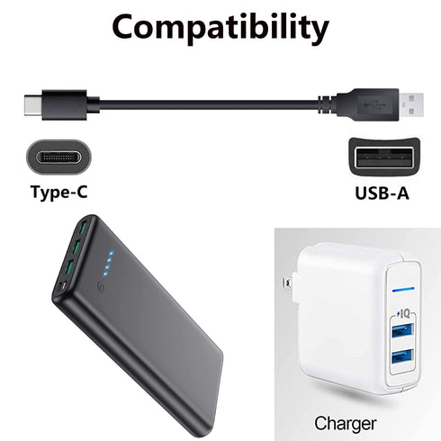 Portable Blender USB Charging Cable - 3.3FT Charger Cord for Personal Size Smoothie Blender. Compatible & Convenient!