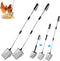 Kalekey 2 Pack Chicken Poop Scooper, Stretchable Litter Scooper for Chicken(22.4 to 42