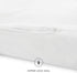 SensorPEDIC Complete 360 Degree Protection Waterproof Mattress Encasement, Bed Bug Blocking, Twin, White
