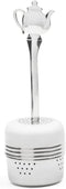 Fox Run Brands Silver Tea Infuser with Handle - 1.5 x 1.5 x 4.75 inches, Metallic