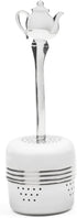 Fox Run Brands Silver Tea Infuser with Handle - 1.5 x 1.5 x 4.75 inches, Metallic