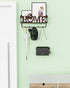 Key Holder for Wall - Self Adhesive Key Holder Wall Mount with 5 Key Hooks, 11.02" L×2.75" W×4.92" H, Mail Organizer Wall Mounted, Key Hanger for Wall, Entryway, Home Decor (Bronze) by OHOBABY